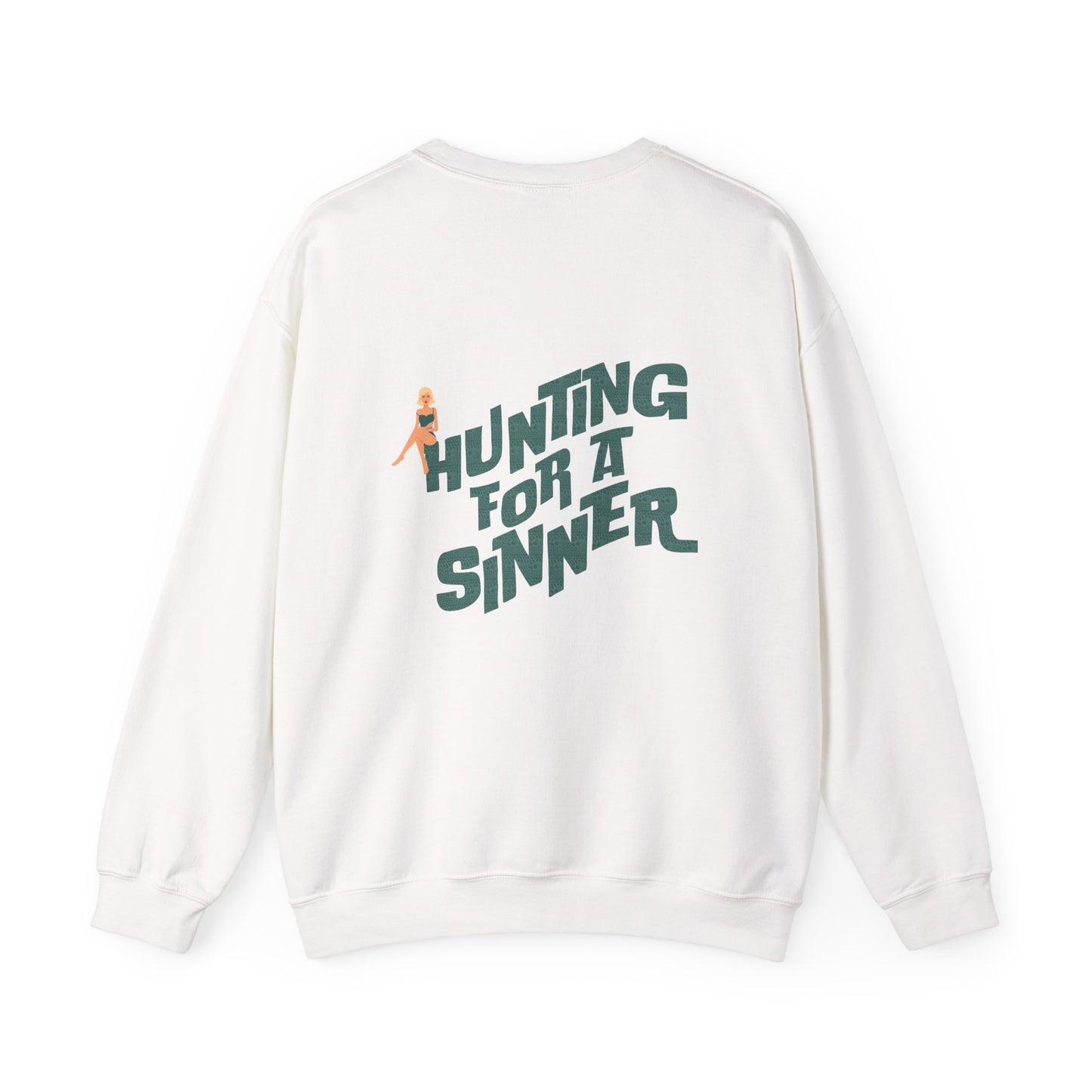 Gator Jaws White Crewneck Sweatshirt